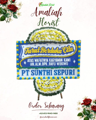 Papan Bunga Duka di Paringin Selatan