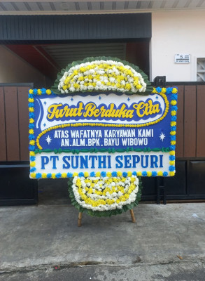 Papan Bunga Duka di Paringin Selatan